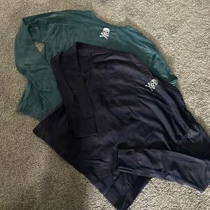 Set of 2 SoulCycle Cropped LongSleeves